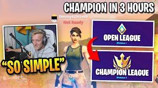 How Tfue Reached Champion Division in 3 Hours...