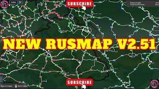 NEW RUSMAP V2.51+PROMODS 2.70 FOR EURO TRUCK SIMULATOR 2 1.50