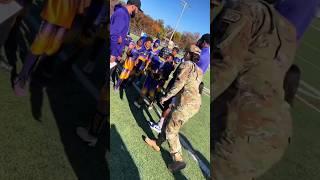They're finally reunited #respect #reunion #dogood #humanity #army #behappy #surprise #cominghome
