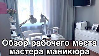 Обзор рабочего места начинающего мастера маникюра на дому