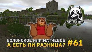 Русская рыбалка 4 #61 - Болонское или Матчевое. А есть ли разница?