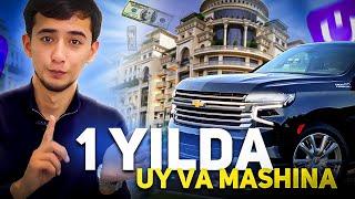 Uzum biznesda 18 yoshli Millioner! 1 yilda Tahoe va qimmatbaho uy!