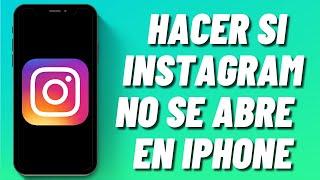 Qué hacer si Instagram no se abre en iPhone