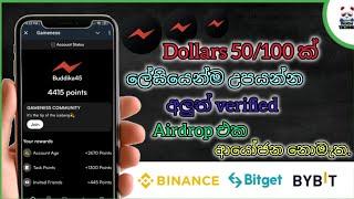 new binance airdrop platform 2024 sinhala | telegram new airdrop 2024 sinhala #binance