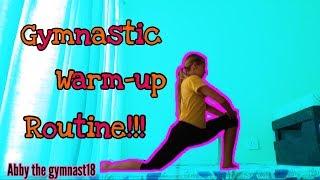 my stretching/warm up routine | Abby the gymnast18