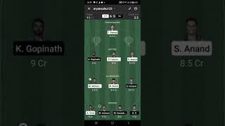 ITT VS SS DREAM11 TEAM I IDREAM TIRUPPUR TAMIZHANS VS SALEM SPARTANS I ITT VS SS DREAM 11 PREDICTION