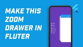 How to Create This Zoom Drawer in Flutter!