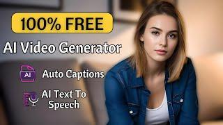 100% FREE AI Video Generator | How To Create AI Video 100% FREE