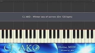 CJ AKO Synthesia Пианино Красивая Простая Мелодия Piano tutorial music easy Обучение Грустная На