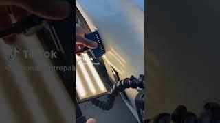 ASMR - National Dent Repair - Pulling a larger dent #dentrepair #pdr #carrepair #nashville
