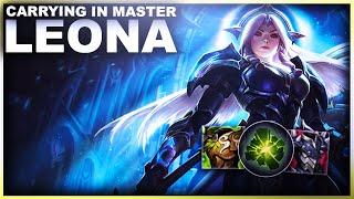 I AM THE CARRY IN D1/MASTER ON LEONA!?! | League of Legends