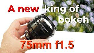 TTArtisan 75mm f1.5.  A new king of bokeh, reviewed and compared with a Helios 40.