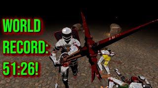 Half Sword Speedrun World Record, 6 Bosses Honor%: 51:26