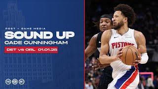 Post-Game Press Conference: Cade Cunningham | Pistons vs Magic | 01.01.25