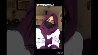 1 Minute Stylish Hijab Tutorial || western wear Hijab Style || #viral #ytshorts #saniyashaik