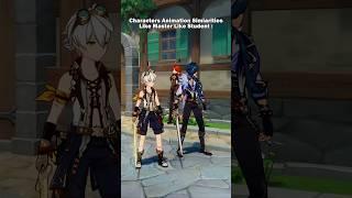 When Every Character Imitates Each other But Similarities  | Genshin impact #genshinimpact