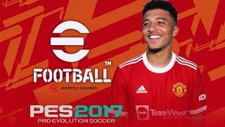 Graphic Menu EFootball Manchester United 2022 For PES 2017 by WinPES21