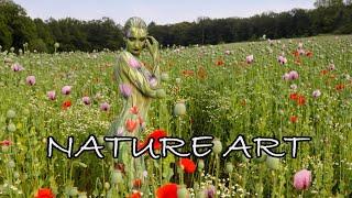 NATURE ART (Part2/engl) / HUMANS IN LANDSCAPES - a bodypainting project by artist Jörg Düsterwald