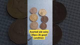 asorted old coins #coin #collection #oldcoins #coincollectinghobby