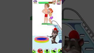look nice pool jump  #mytalkingtom2 #funny #mytom2 #shorts #edit