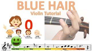 TV Girl - Blue Hair Sheet music and easy violin tutorial