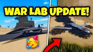 The NEW War Lab & SR-72 Darkstar Update Is FINALLY HERE! | War Tycoon