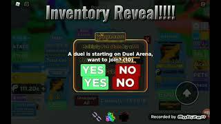 Inventory Reveal !!!!(Roblox Ninja Legends)