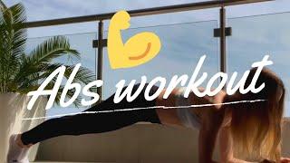 My workout for abs anyone can do at home during quarantine 