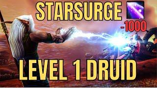 Level 1 Druid DOMINATES with Instant Starsurge!