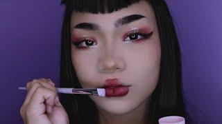 asmr. face painting. adding *a little bit* of color on your perfect face.