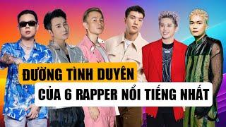 Đường Tình Duyên Của 6 Rapper Hot Nhất Hiện Nay: HIEUTHUHAI Được Nhiều Người Mê, Binz Bray Đa Tình