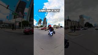 Downtown Detroit Rollin’ #euc #detroit #shorts