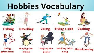 Hobbies Vocabulary with pictures | English practice #englishvocabulary #hobbies #vocabulary