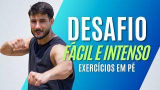 Treino em casa para perder barriga facilmente com exercícios dinâmicos 15 MIN