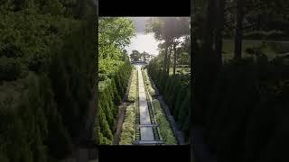 Millionaires garden oasis on the Hudson river