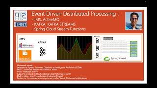 Event Driven Distributed Systems - Concepts de base - JMS et KAFKA