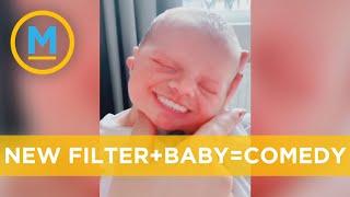 Parents are loving this new TikTok filter on babies | Your Morning