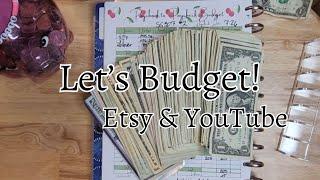 Etsy and YouTube Income • Budget with Me • Paying Debt with Savings Challenges