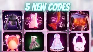 5 NEW CODES IN DRESS TO IMPRESS SUMMER UPDATE⭐#roblox #dresstoimpress #codes