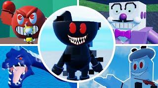 All Cuphead Secret Bosses + All Skins & Golden Cups in Cuphead DLC Roblox Obby