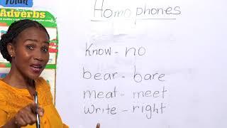 English Language - Grade 4: Homophones