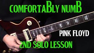 how to play "Comfortably Numb" second guitar solo by Pink Floyd | David Gilmour | LESSON