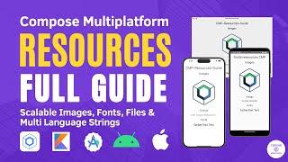 How To Share Resources In Compose Multiplatform | KMP Images, Fonts, Files & Multi Language Strings