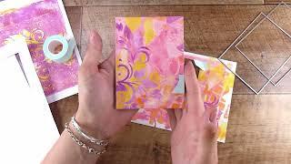 How to Gel Print? Managing the art of Gel Plate Printing. All My Tips plus making cards!! (970)