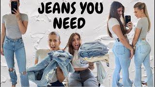 THE BEST FITTING JEANS | wardrobe essentials, curvy figure, honest opinion