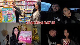 christmas shopping and pr unboxings | VLOGMAS DAY 21