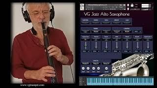 Robkoo Wind Synthesizer R1 and VG Jazz Alto Saxophone NI Kontakt sound library.