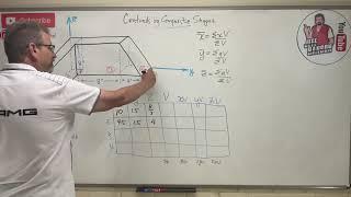 Statics: Lesson 40 - Centroid of a Volume, Table Method