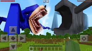 I Found NEW SHIN SONIC vs SEA EATER in Minecraft Pocket Edition...