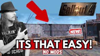 How To Fix The Castle Walls In Fallout 4 (in 5 mins)